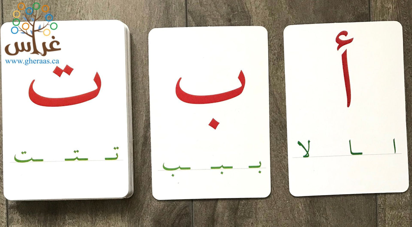 بطاقات الحروف العربية  || Arabic Letters Flashcards